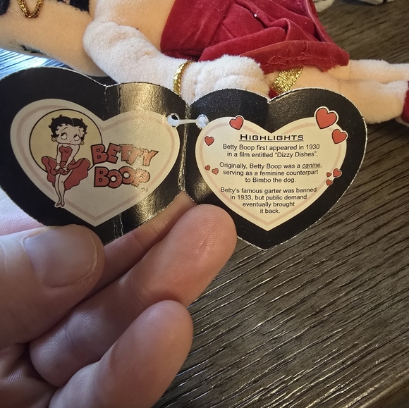 Vintage 1999 Betty Boop "Pudgy" Plush Dog Doll - NEW WITH TAGS - COLLECTIBLE!!! - Picture 6 of 7